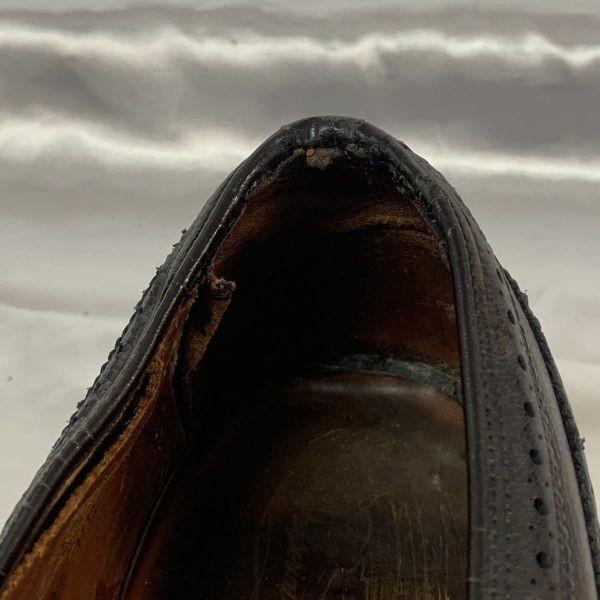 1972? Vintage/Florsheim KENMOOR/Wingtip Shoes/10.5B/26.5-27.5cm/Dark Brown/(USED)