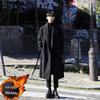 Men's Woolen Mid-Length Trench Coat with Cotton Padding – 2025 Autumn/Winter Style