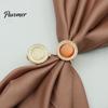 Gold Plated Scarf Holder Cat Eye Stone Silk Button, Vintage Style Alloy Light Luxury Button Buckle, Decorative Anti-slip Clip for Women Coats