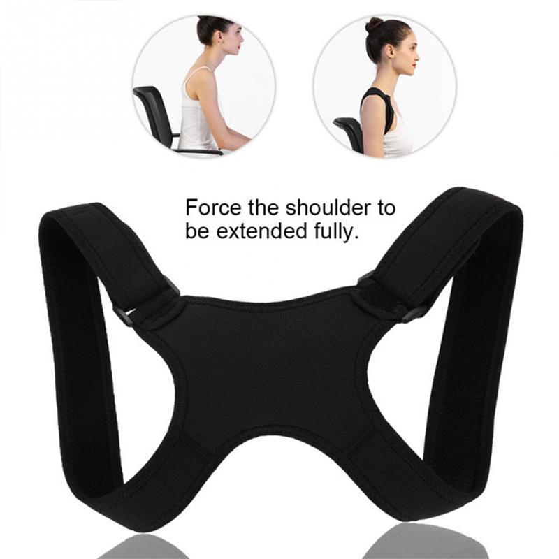 Back Posture Corrector Back Support With Collarbone Back Shoulder Posture Correction Anti-Hunchback Adult Adjustable Unisex