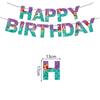 Ariel-Themed Birthday Decorations: Banner, Cake Toppers, Balloons & Swirl Supplies