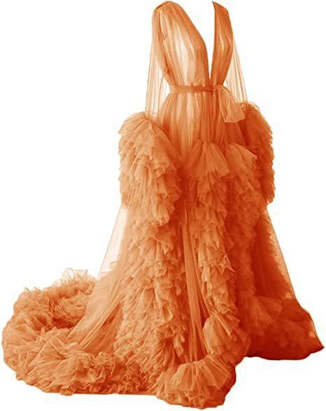 Vestido de noite decote em V malha fina vestido de maternidade saia longa roupa para foto em estúdio roupão matinal sexy mulher