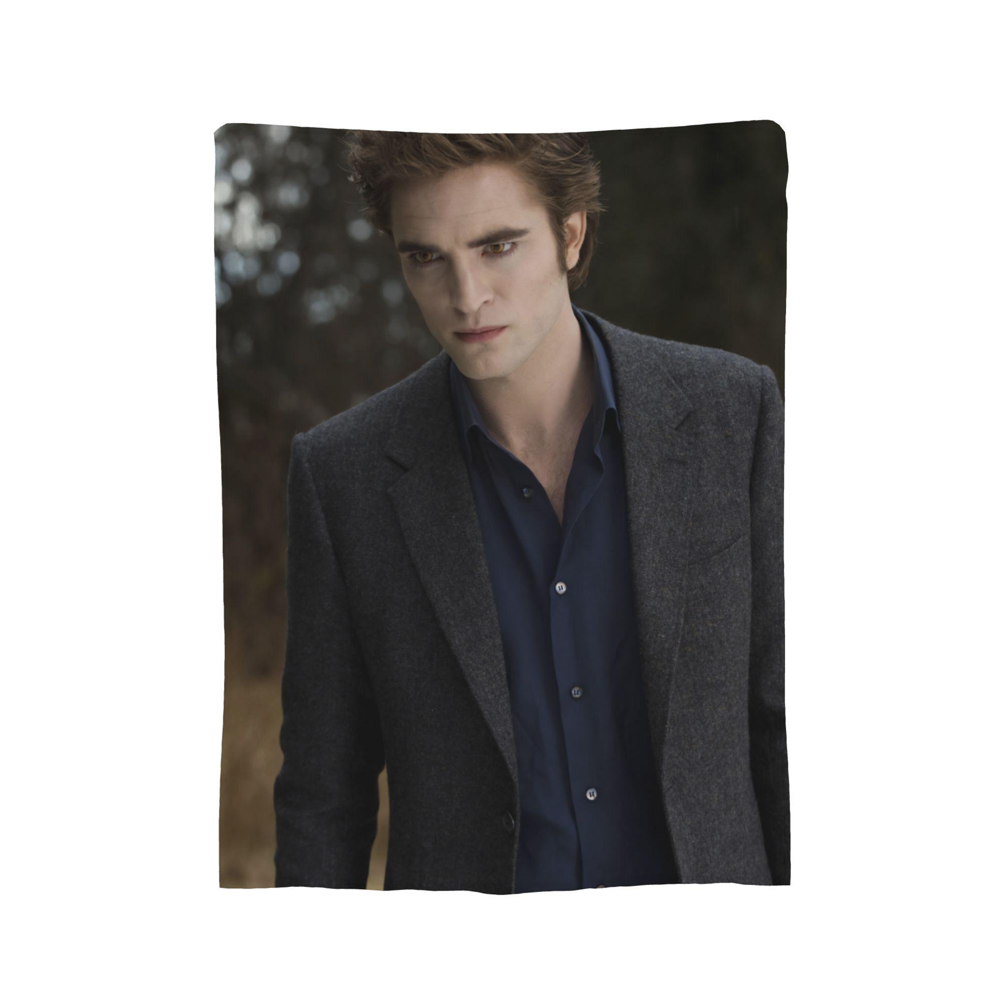 

Edward Cullen Blanket Fleece Spring Autumn Movies The Twilight Saga Multifunction Soft Throw Blankets for Bedding Office Quilt 80x60in