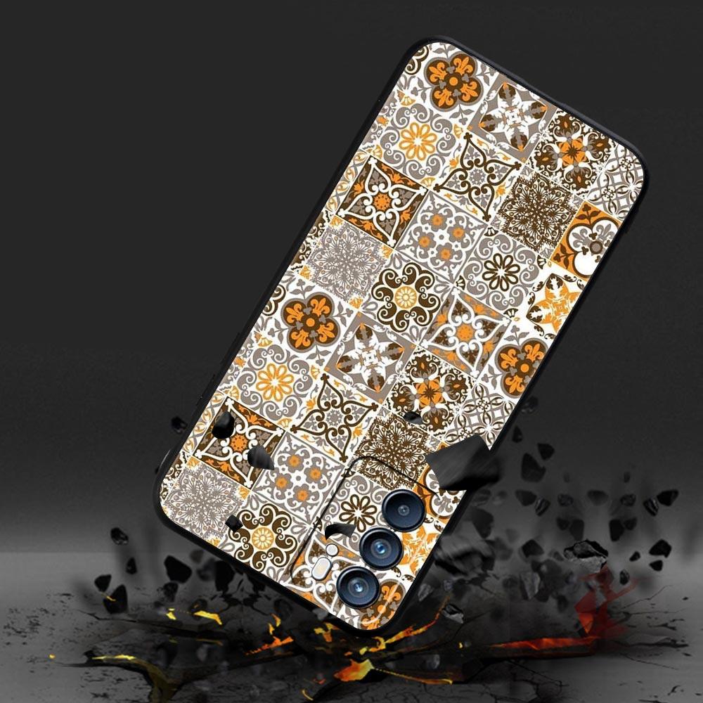 Mandala Flower Totem Case For Oppo Find X6 Pro X5 A54 A53 A52 A9 2020 A15 A95 A17 A16 A76 A74 A57 Reno7 Reno6 Pro Plus 5G Cover
