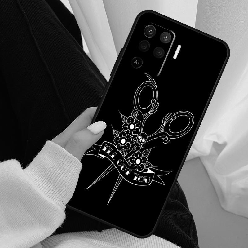 Hair Stylist Hairdresser Case For Oppo A96 A76 A16 A60 A98 A58 A78 A18 A38 A80 A40 A77 A57 A17 A74 A54 A94 A15 A5 Pro