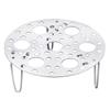 Stainless Steel Steamer Basket Folding Steam Grid Steamed Egg Rack  High Pressure Boiler