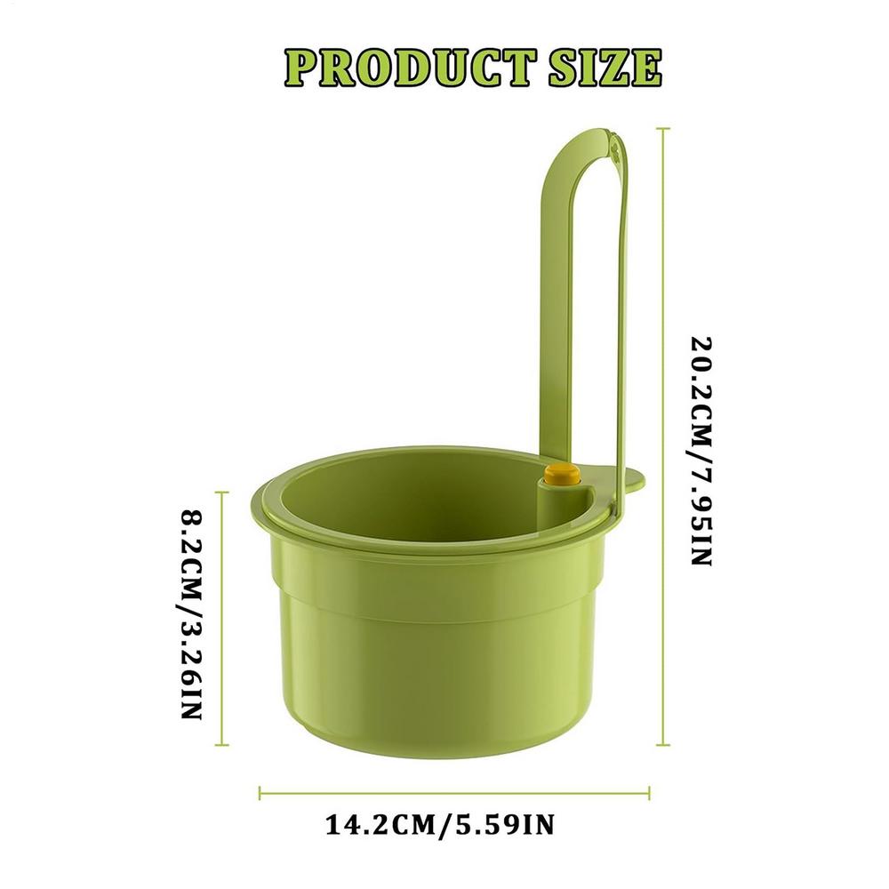 

Sink filter basket faucet hanging filter kitchen hanging drain basket Press To Clean Sink Strainer for Home Apartment зелений