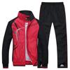 Costume de sport pour homme printemps et automne Veste + Pantalon Absorbant la transpiration Vêtements imprimés tendance