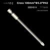 BROPPE Magnetic Cross Screwdriver with Electric Drill and Pneumatic Nozzle Head