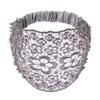 Kvinner hult pannebånd Blomstermønster skinnende rhinestones Faux Pearls Hårbånd Høy elastisk bred hårholder