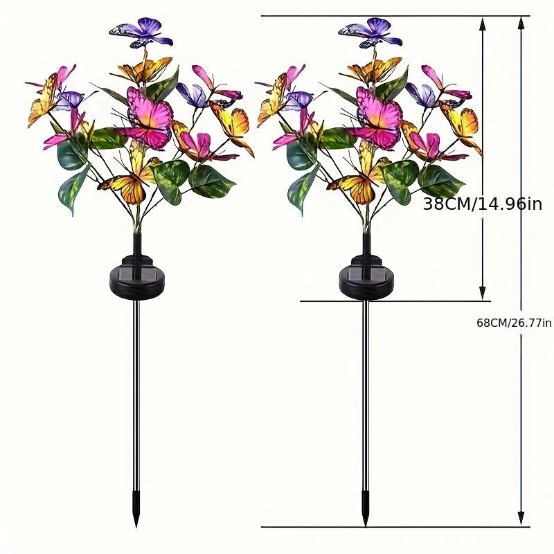 Solar Garden Colorful Butterfly LED Light, Solar Light Outdoor Waterproof, Outdoor Christmas Light, Courtyard Lawn Path Garden Decoration