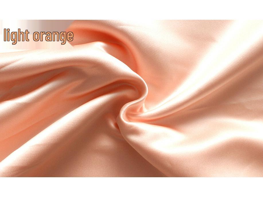 

Преміальна імпортна тайванська атласна тканина для весільної сукні своїми руками, однотонна, щільна, 395 г/м²