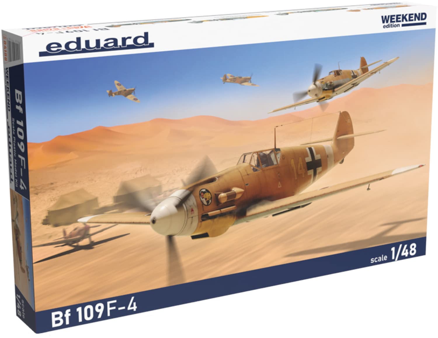 

Eduard 1/48 Weekend Edition German Bf109F-4 Plastic Model Kit EDU84188