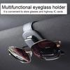2024 Automotive Glasses Storage Clip Visor Sunglasses holder Super fiber leather automotive interior accessory Glasses holder