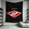 Spartak Moscow Might Wall Hanging Printed Fabric Blanket Decorative Tapestries for Bedroom Living Room Home Decor