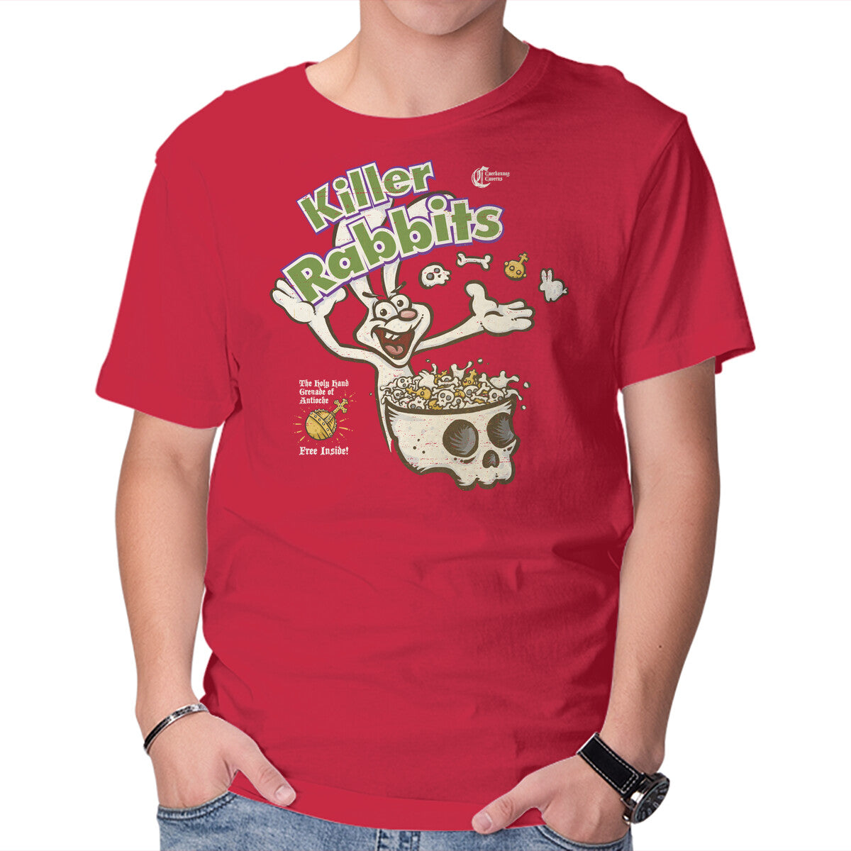 Unisex Crew Neck T-Shirt Silly Rabbit Graphic Short Sleeve Casual Tee XL