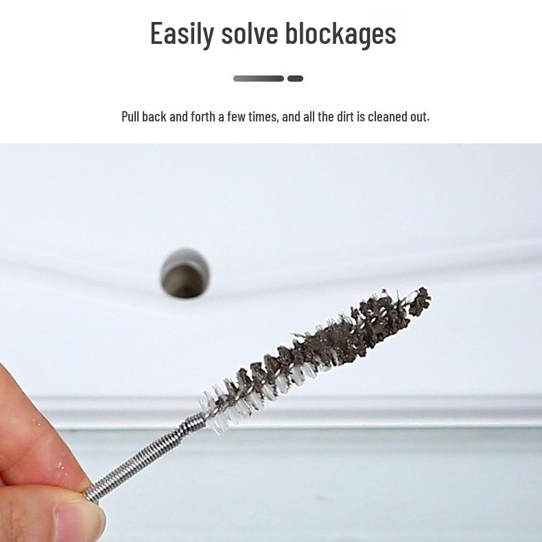Stainless Steel Refrigerator Drain & Pipe Cleaner