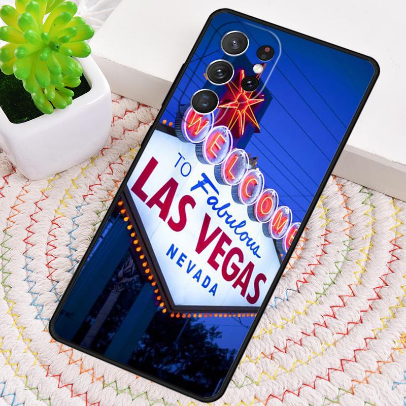 Las Vegas Nevada Gamble Silicone Phone Case For Samsung Galaxy note 10 pro S26 S25 S24 S23 S22 S21 Plus S25Ultra Capa Cover
