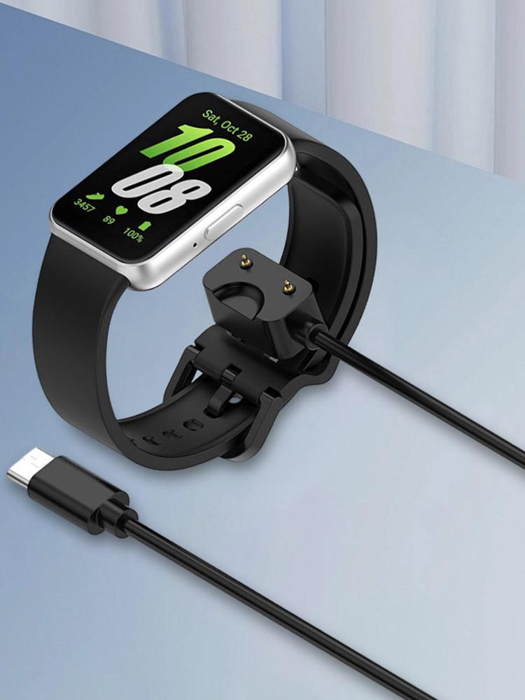 USB/Type C Charging Cable Magnetic Smartband Dock Charger Adapter 5V 1000MA  for Samsung Galaxy Fit 3 R390 Smart Watch