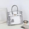 Fashionable Temperament, Light Luxury, Large Capacity Crocodile Pattern Classic and Versatile Stone Pattern Handbag