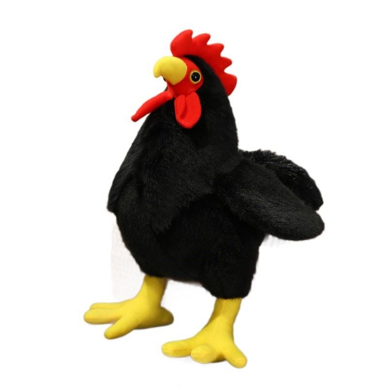 Plush Rooster Toy With Pp Cotton Filling For Childrens Gift And Collection