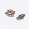 5Pcs/Lot Stainless Steel Buckle Leather Rope Bracelet Connection Hexagonal Titanium Steel Magnetic Clasp Diy Jewelry Making
