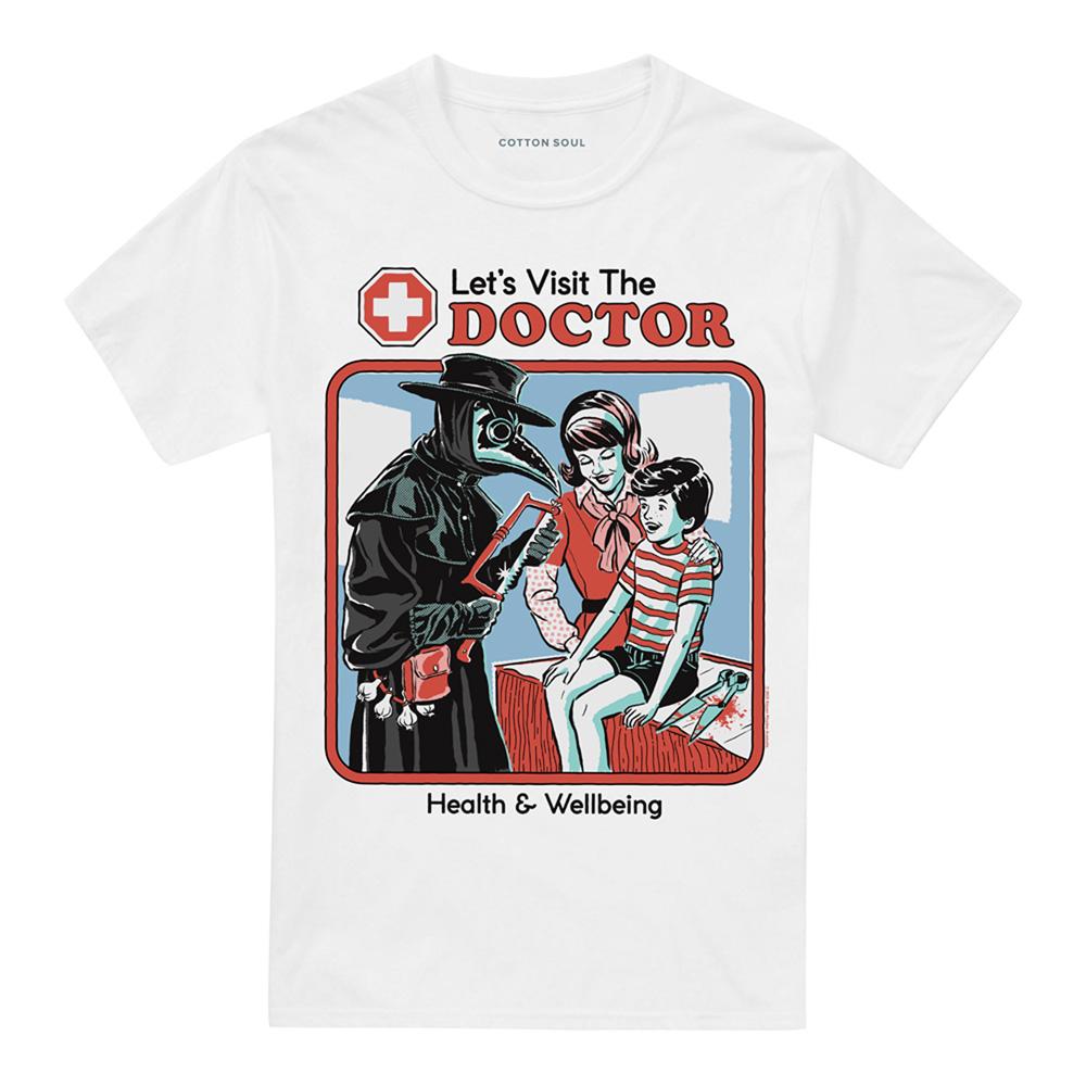 Steven Rhodes Unisex Adult Let´s Visit The Doctor T-Shirt