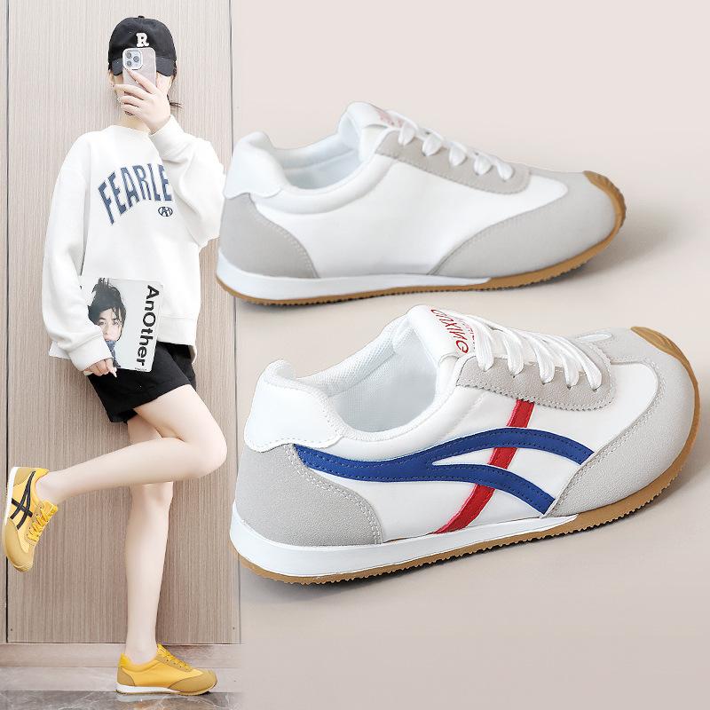 [Customized] GT2002 Spring 2025 New Breathable Little White Shoes Women's Korean Version Ins Low-top Casual Board Shoes Low