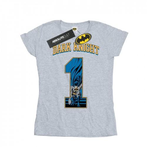 

DC Comics Womens/Ladies Batman Football Dark Knight Cotton T-Shirt білий