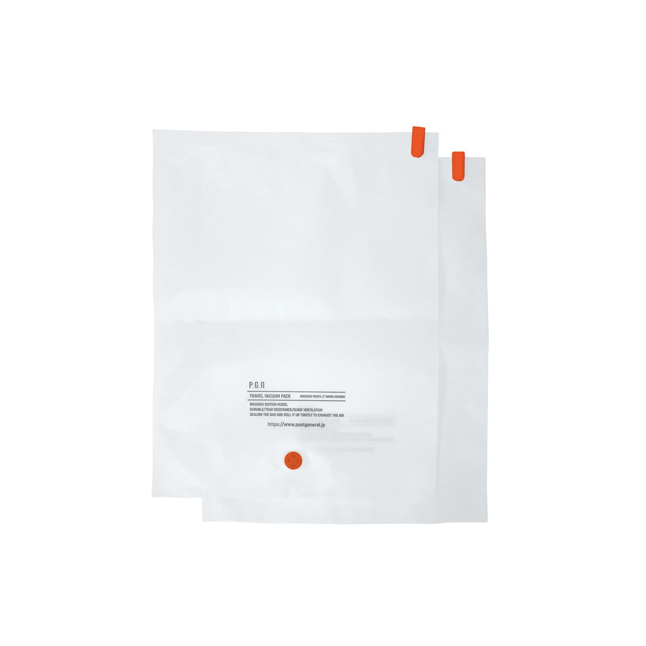 

POST GENERAL Travel Vacuum Pack Set of 2 with Warranty [Official Manufacturer] Manufacturer s (L Size)