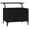 819573 vidaXL Table basse Noir 60x44,5x45 cm Bois d'ingénierie