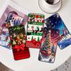 Świąteczne Pudełko Prezentowe Etui na Telefon Dla Samsung A41 A35 A34 A33 A32 A25 A24 A23 A21s A06 A05 A04 A03 Note 10 20 Ultra 5G Czarne