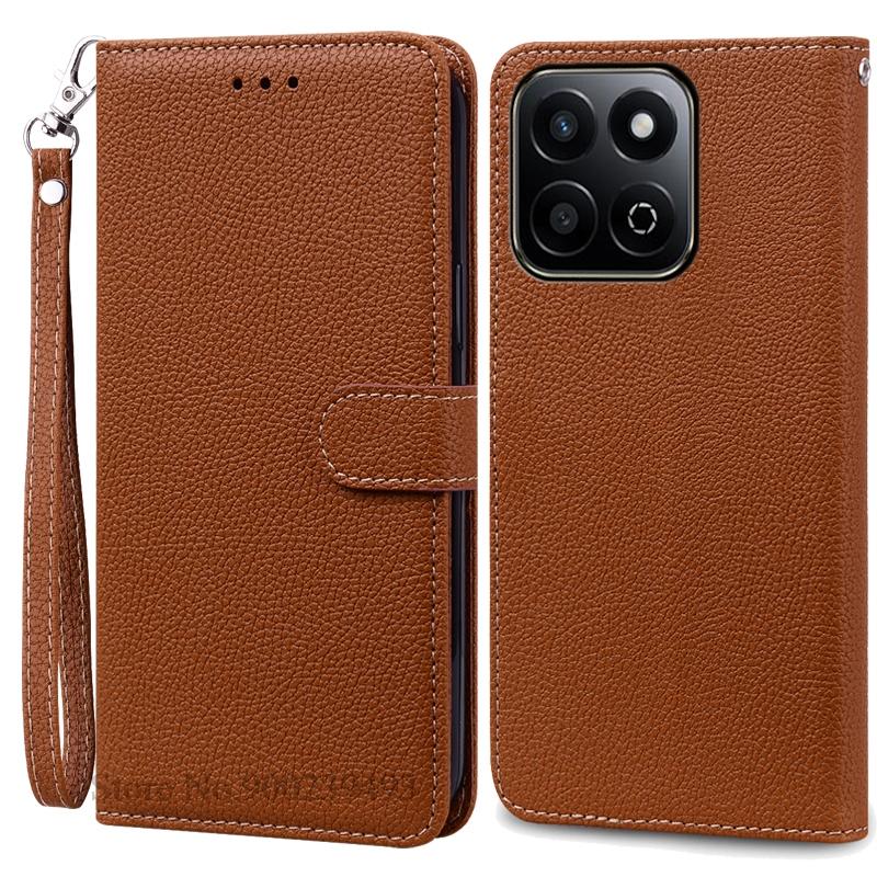 For Honor X7C Case Leather Flip Wallet Cover For Honor X7C Case Phone Covers For Honor X7 C Silicone Cover Coque Fundas Etui