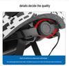 Adjustable Integrated Cycling Safety Helmet with Taillight and Cross-border Certification