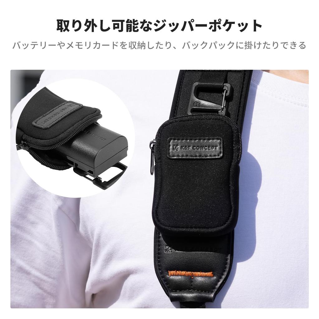 Concept Camera Shoulder Zippered Bag Neck 58mm Adjustable Stylish Strap for Digital K&F Strap, Strap, Strap, Strap, Lightweight, Quick-Shooting Strap,