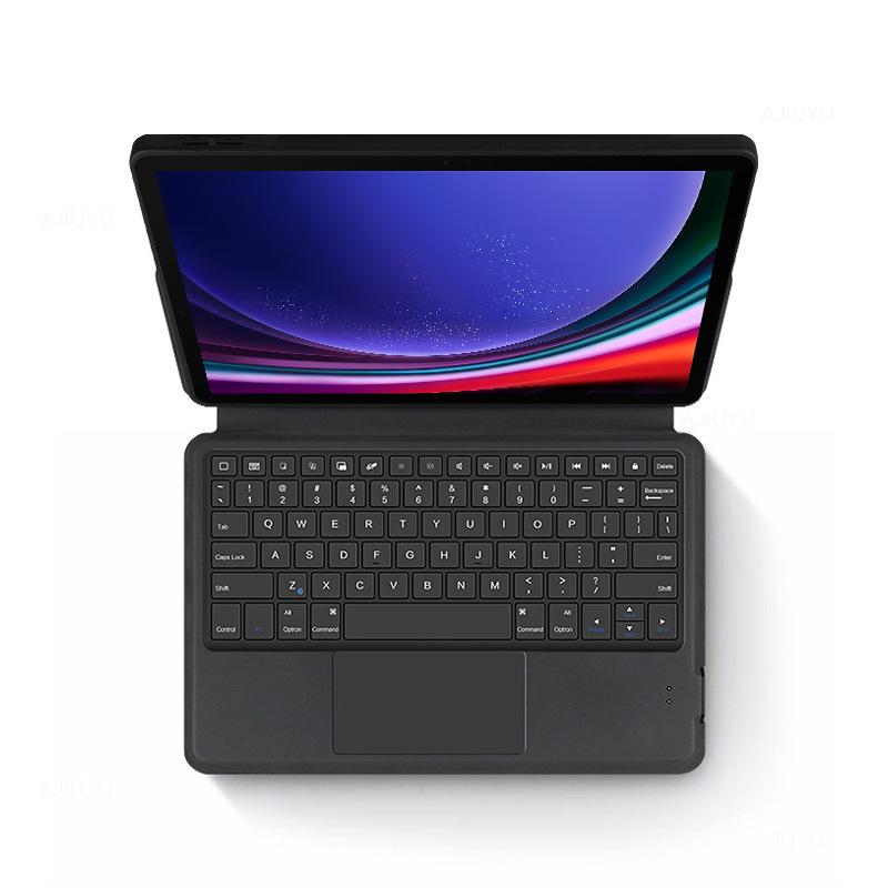 Vhodné pro Samsung Galaxy TabS9+ochranné pouzdro na tablet S9 11palcový dotykový Ultra Bluetooth klávesnice kožené pouzdro