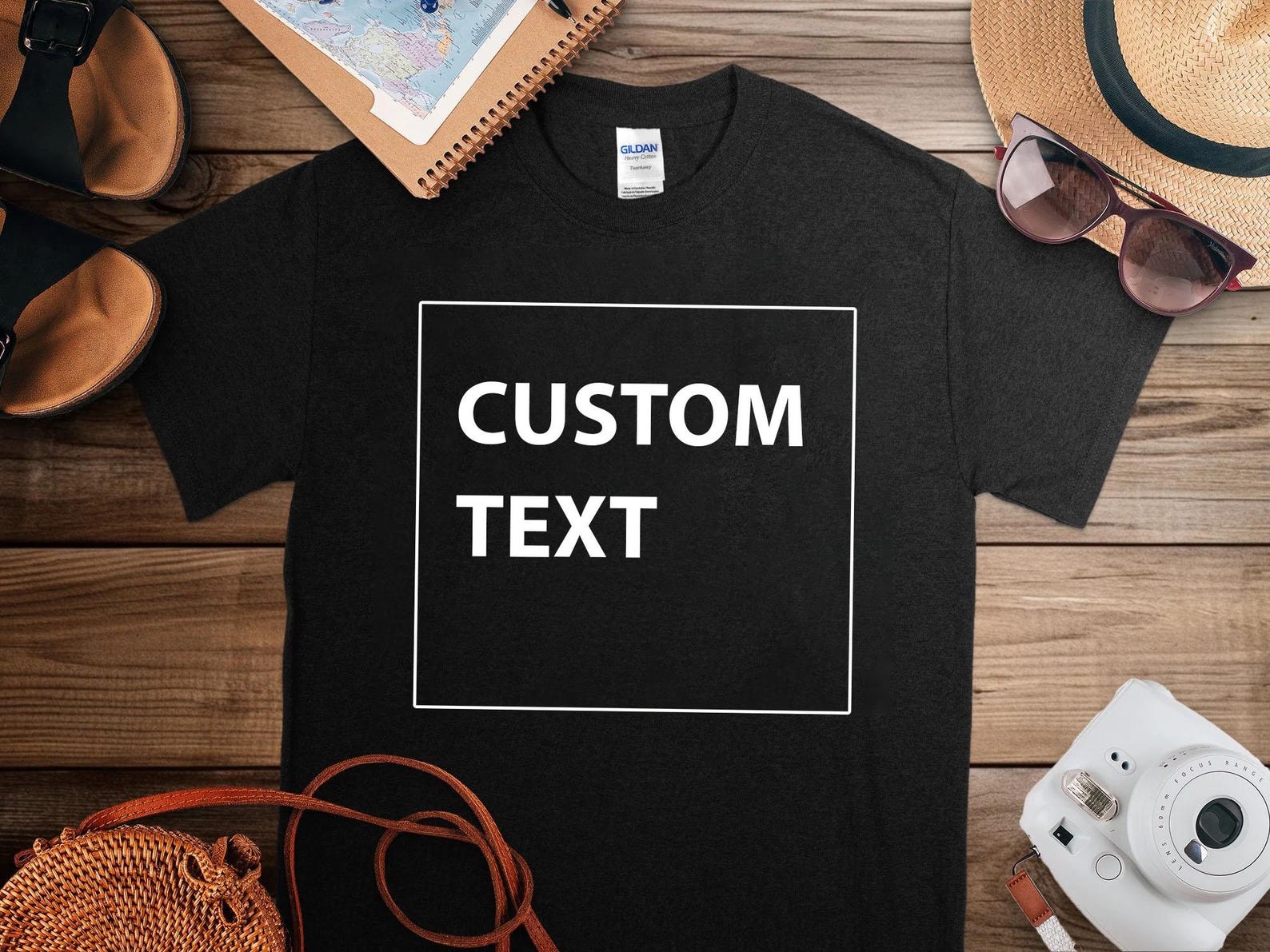 Custom Design Style T-Shirt, Perfect Personalized Gifts, Print On Both Sides Custom Shirt 3XL