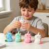 Glitter Squeeze Toy Slow Rebound Soft Elastic Pinching Feeling Cute Decompression Tool for Kids Portable Stress Reliever