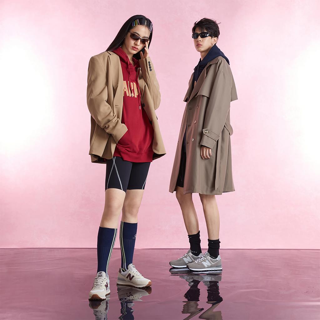 New Balance 574 Moonbeam Burgundy Women's Sneakers WL574RCF