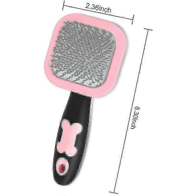 Small Dog Brush Pet Grooming Brush Cat Brush Pet Grooming Tools Pink
