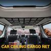 70x50cm Double-Layer Car Roof Storage Net Pocket Vehicle Interior Roof Storage Mesh Organizer