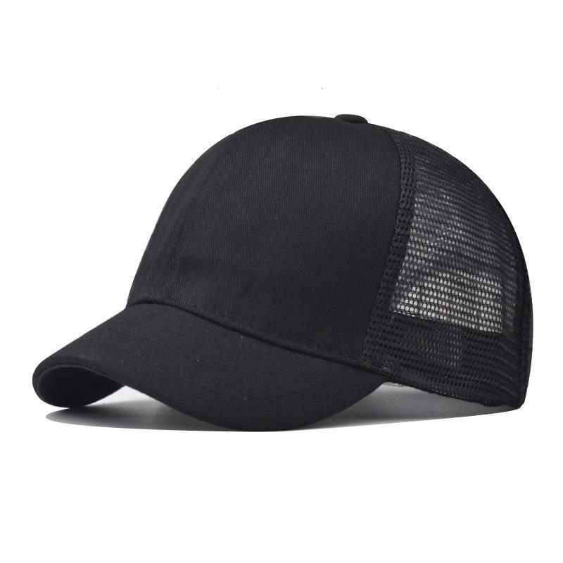 Autumn New Women Men Solid Color Mesh Baseball Cap Solid Snapback Short Brim Sunhat Outdoor Hip Hop Baseball Hats Casquette
