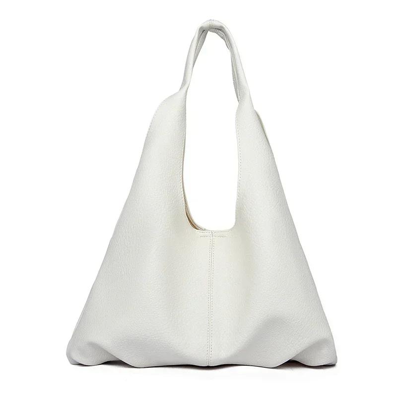 Women's PU winged bags joint large capacity versatile shoulder bags foldable solid bags fashion