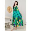 Plus Size Sleeveless Boho Dress Ethnic Summer Beach Maxi Long Dress Vacation Fashion