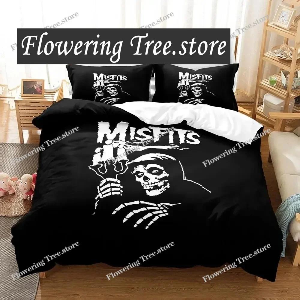 Nieuw The Misfits Glenn Danzig Beddengoed Set Eenpersoons Twin Volledig Queen King Size Bed Set Volwassene Kind Slaapkamer Dekbedovertrek Sets 3D schedel