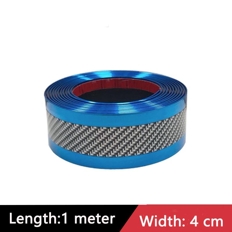 Autocolante de protecție pentru prag de mașină, bandă de cauciuc anti zgârieturi din fibră de carbon, protecție pentru prag de mașină, film autocolant pentru mașină