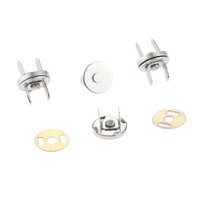 10Pcs 10mm Metal Magnetic Button Lady Bags Magnetic Snaps Clasp Suction Purse Buckle Clothing Buttons Handbag Accessories Silver