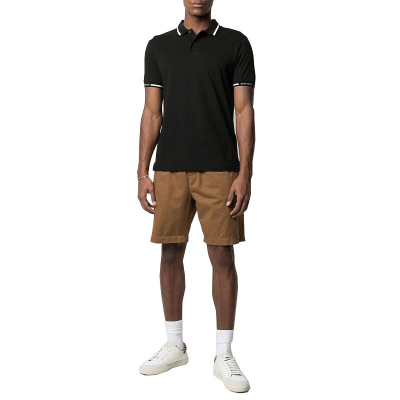 EMPORIO ARMANI Polo Shirt Men's Blue Black 3K1FA4-1JPTZ-09C9