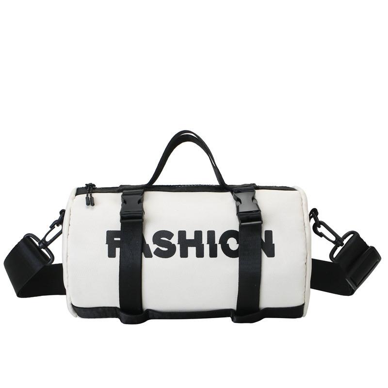 Letter Print Kids Street Sports Nylon Daily Crossbody Bag For Casual Look