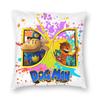 Dogman Cartoon Kids  Dog Man Pillowcase Printed Polyester Cushion Cover Decorative  Pillow Case Cover Home Square